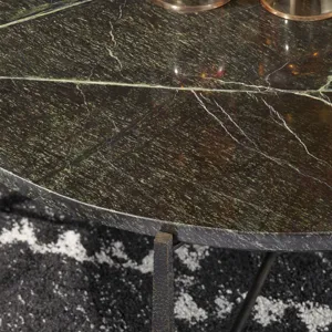 Green Marble Round Cocktail/coffee Table