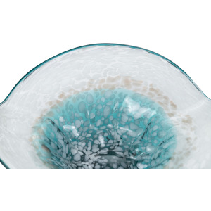 Annalise Glass Art Large Decorative Bowl