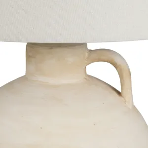 Ceramic Table Lamp With Linen Shade