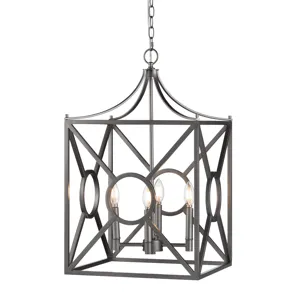 Fisk 4 Light Square Lantern