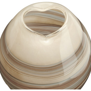 Laurelton Large Brown Glass Vase