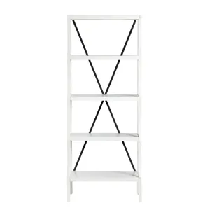 4 Shelf White Etagere/bookcase