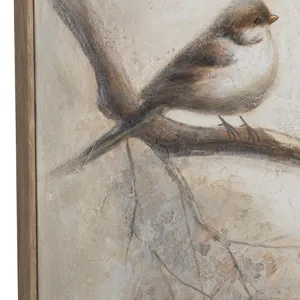 Feathered Friends Framed Canvas Wall Art