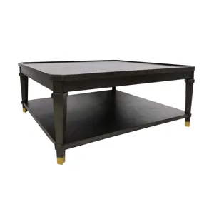 Square Rich Brown Hardwood Cocktail/coffee Table