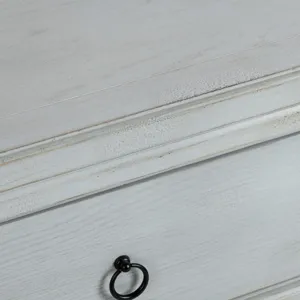 Soft Blue 4 Door 3 Drawer Media Credenza/sideboard