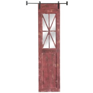Red Rustic Decorative Barn Door