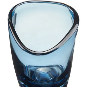 Renner Small Blue Glass Vase