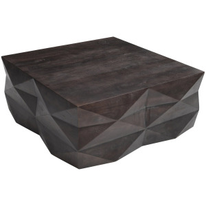 Solid Wood Brown Square Cocktail/coffee Table