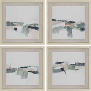 Ardsley 4-piece Framed Abstract Prints