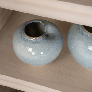 Small Biltmore Blue Ceramic Vase