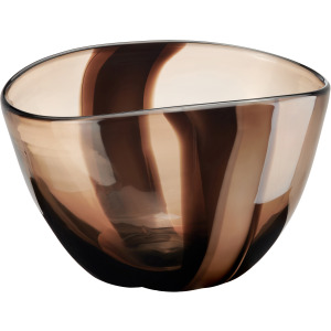 Goldwyn Small Brown Glass Vase