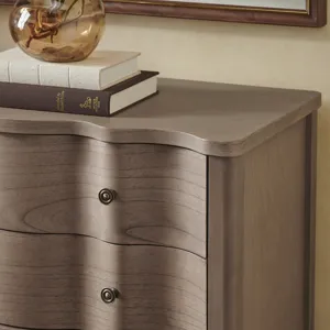 3-drawer Light Brown Natural Wood Grain Accent Chest