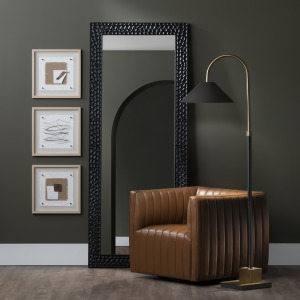 Metal Floor Lamp With Metal Shade
