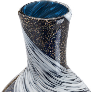Pike Large Blue Glass Vase