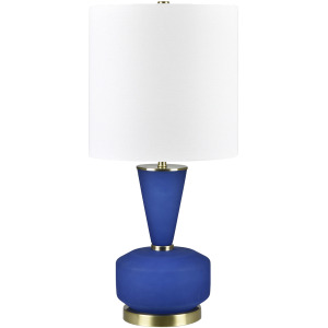 Blue Glass Table Lamp
