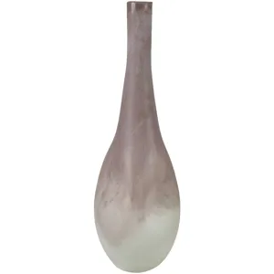 Ophelia Pink Ombre Art Glass Vase