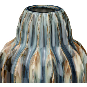 Idris Large Blue Ceramic Vase