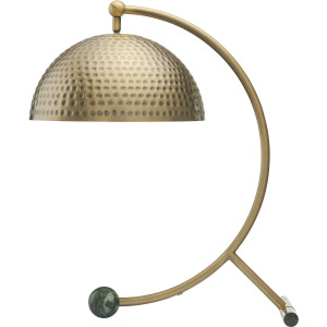 Metal Desk Lamp With Gold Dome Shade