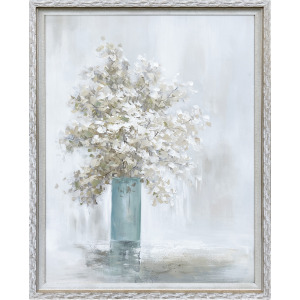 Neutral Strata Hand-painted Abstract Framed Canvas Wall Art