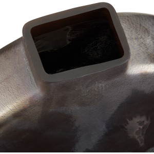 Surrey Small Black Glass Vase