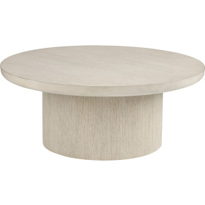 Cream Wooden Round Cocktail Coffee Table