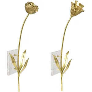 Golded Stems Wall Art Asrtmnt