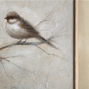 Feathered Friends Framed Canvas Wall Art