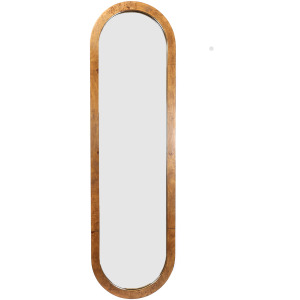 Oslo Rounded Wood Frame Full Length Mirror