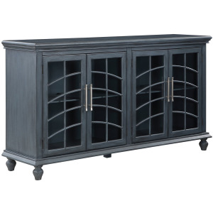 4-door Blue Sideboard/credenza