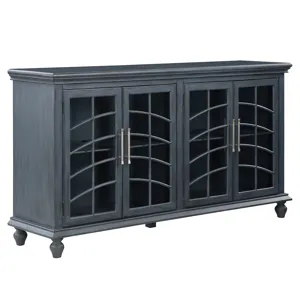 4-door Blue Sideboard/credenza