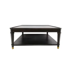 Square Rich Brown Hardwood Cocktail/coffee Table