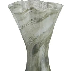 Grantham Large Green Glass Vase