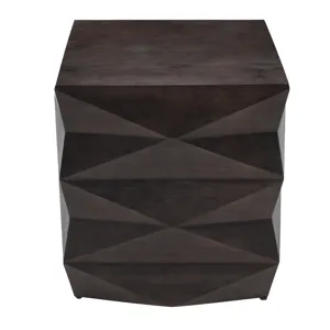 Square Solid Wood Accent/ End Table
