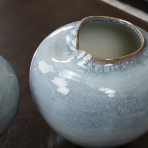 Biltmore Large Blue Ceramic Vase