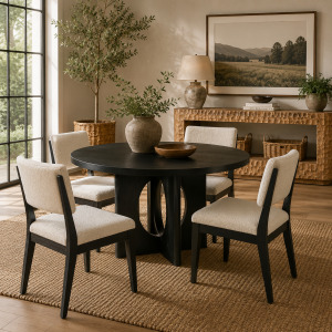 Set Of 2 Upholstered Solid Wood Dining/side Chair