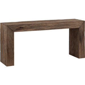 W Brown Wood Accent Console Sofa Table