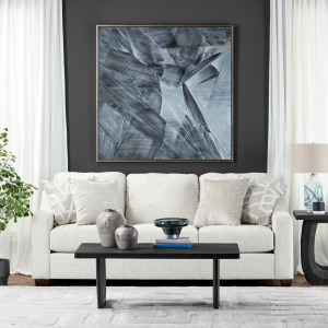 Belvedere Abstract Framed Canvas Wall Art