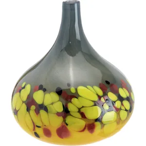 Pavo Small Glass Vase