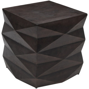 Square Solid Wood Accent/ End Table