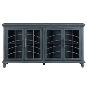 4-door Blue Sideboard/credenza