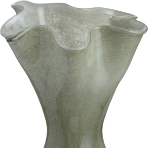 Grantham Small Green Glass Vase