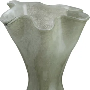 Grantham Small Green Glass Vase