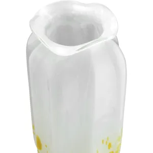 Marcella Large Yellow Glass Vase