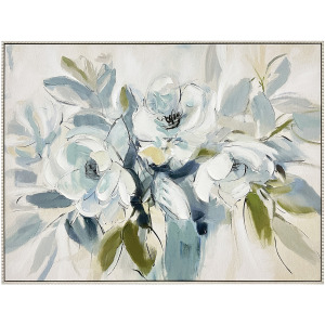 Labelle Floral Framed Canvas Art