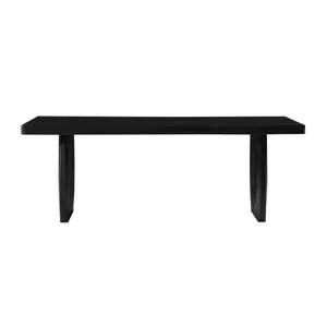 Solid Wood Black Wood Grain Cocktail/coffee Table