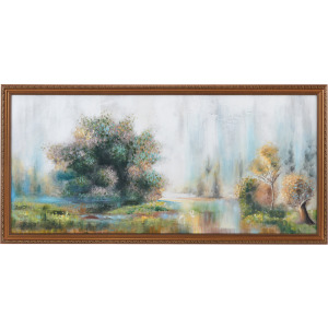 Timeless Landscape Serenity Framed Canvas Wall Art