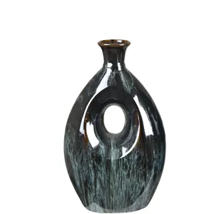 Gatesborough Small Blue Ceramic Vase