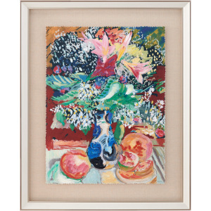 Kershaw Vibrant Impressionist Framed Canvas Wall Art