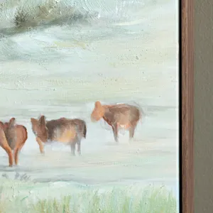Rural Bliss Landscape Framed Canvas Wall Art
