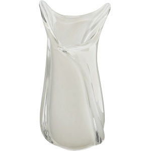 Jessalyn Large Gray Glass Vase